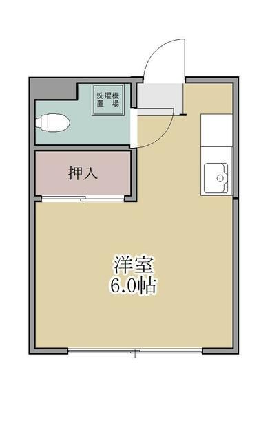 宮ノ下ハイツ 308号室 間取り