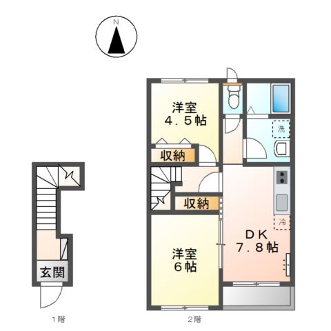 サザンウェイブ湘南Ⅱ 間取り