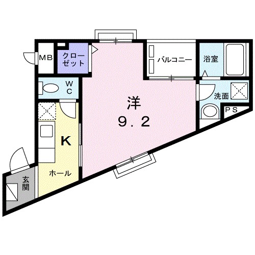 セレッソ 101号室 間取り