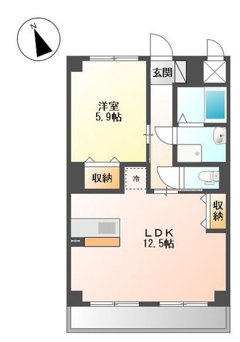 サン アルチェ A 0203号室 間取り