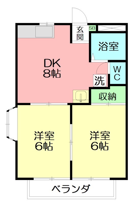 クイーンズ2 間取り