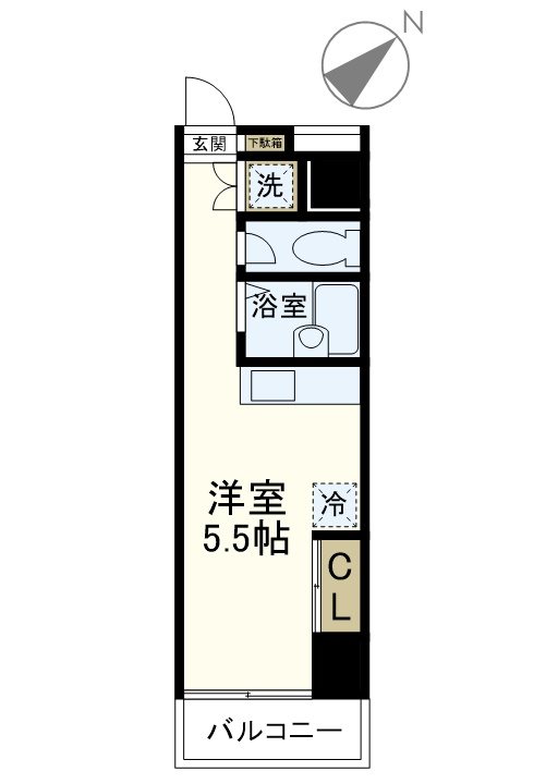 LEON-A 202号室 間取り