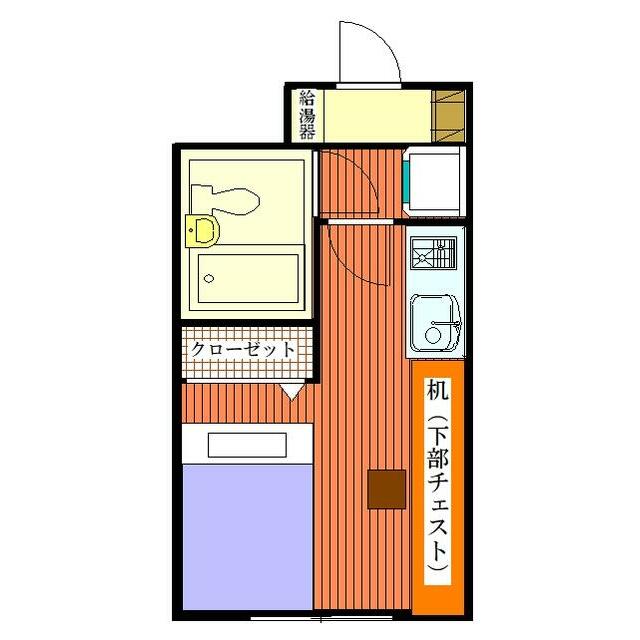 アドーレ湘南 307号室 間取り