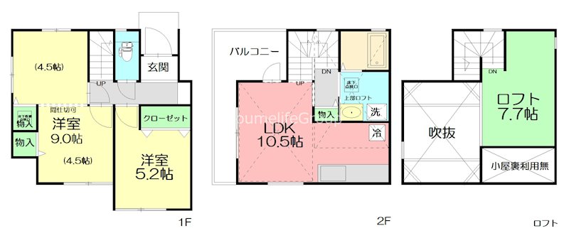 カーサフェリチータ鵠沼松が岡3丁目 A号室 間取り