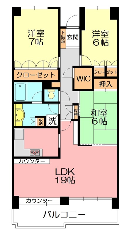 エスポワール東成瀬 33号室 間取り