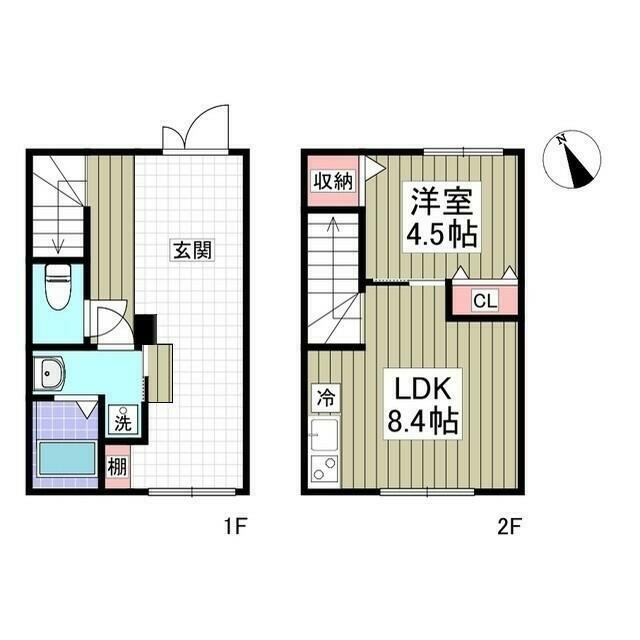 ＭＥＬＤＩＡ茅ヶ崎 103号室 間取り