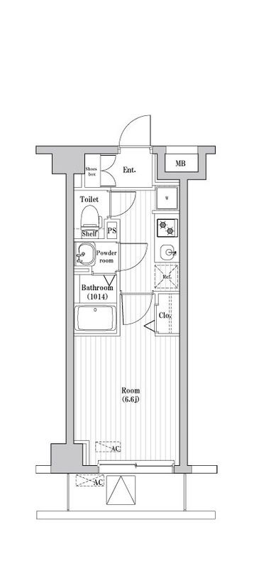 N-StageFujisawa 407号室 間取り