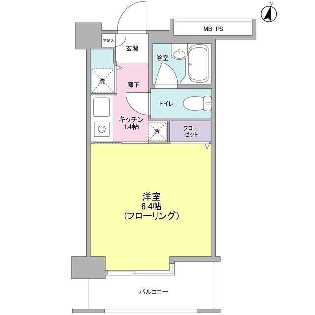 Ｔｅｒｒａ湘南台 611号室 間取り
