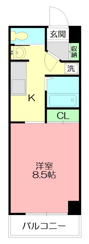 アルテール湘南 705号室 間取り