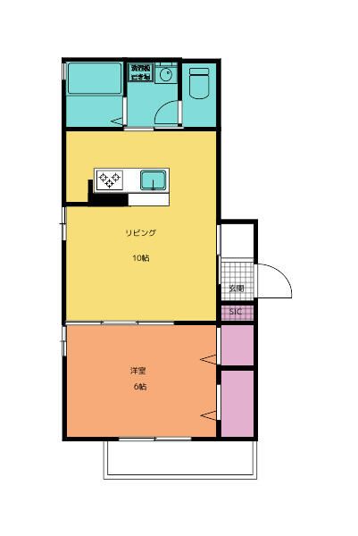 Ｆｉｏｒｅ湘南 202号室 間取り