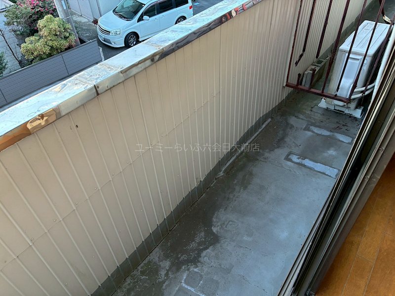 横山ハイツ ベランダ