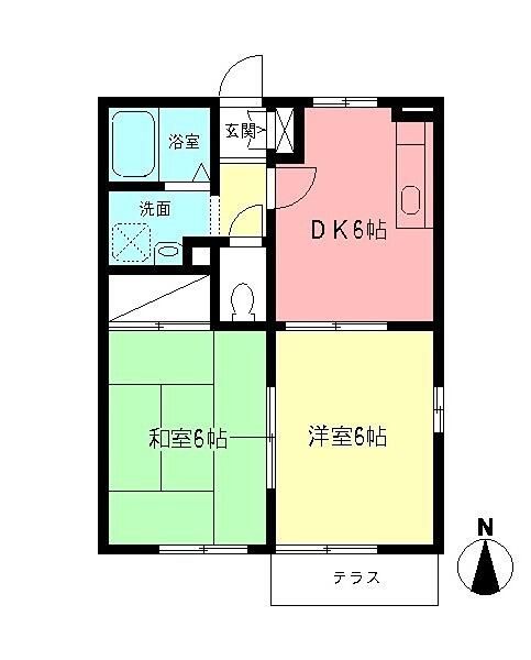 シャルム下落合 101号室 間取り