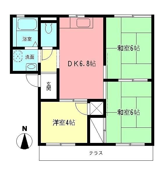 エミネンス・ハナＢ 103号室 間取り