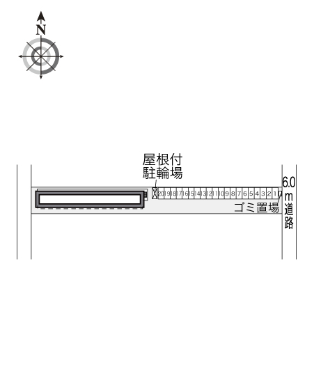 レオパレスプルメリア２１ 駐車場