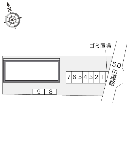 レオパレス大磯Ⅲ 駐車場