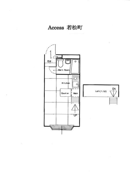 Ａｃｃｅｓｓ若松町 201号室 間取り