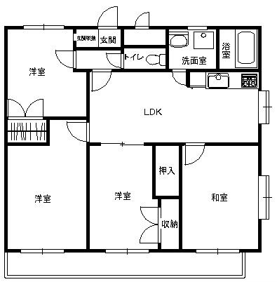 ウェルナード 103号室 間取り