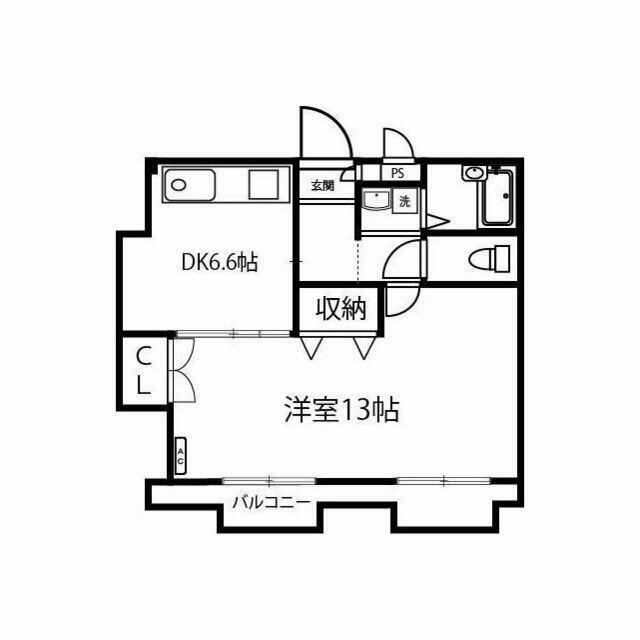 メゾン・ド・アルバ 103号室 間取り