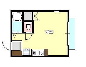 セイントピア茅ヶ崎９　１０１ 101号室 間取り