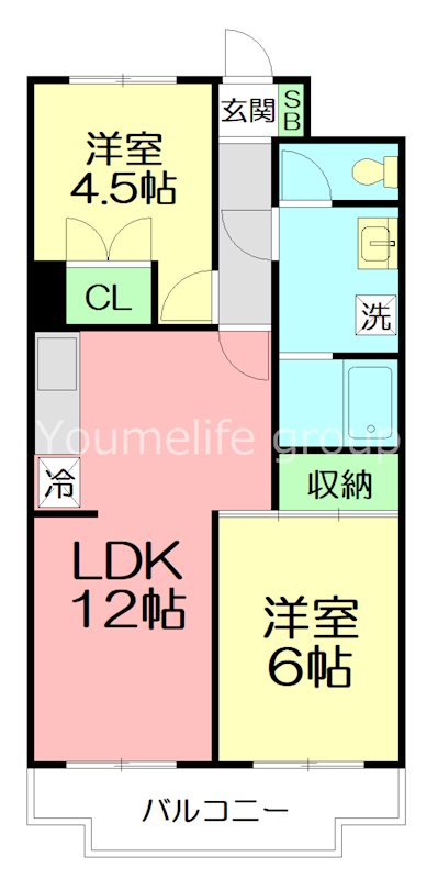 アーバンスプラザイシワタ３ 102号室 間取り