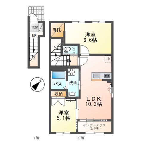 クレサンテーム 間取り