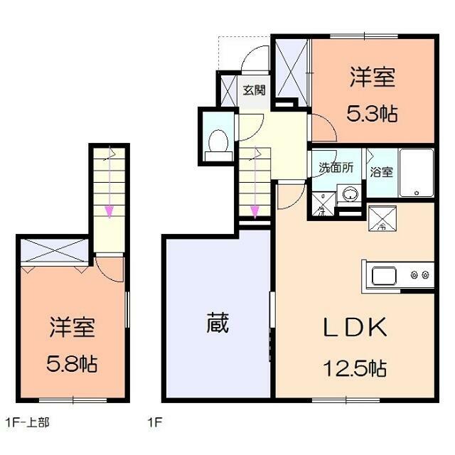 Sunny Court L 101号室 間取り