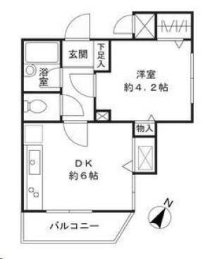 クリオ本郷台壱番館 202号室 間取り