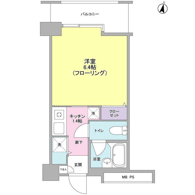 Ｔｅｒｒａ湘南台 704号室 間取り