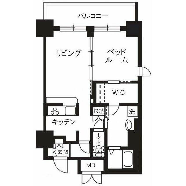 ステラ平塚 902号室 間取り