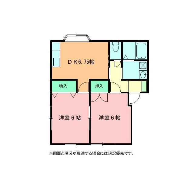 サントル鵠沼Ｂ 102号室 間取り