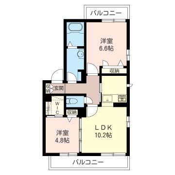 グリーンハイム 101号室 間取り