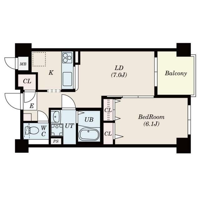 カーサヴェルデ 213号室 間取り