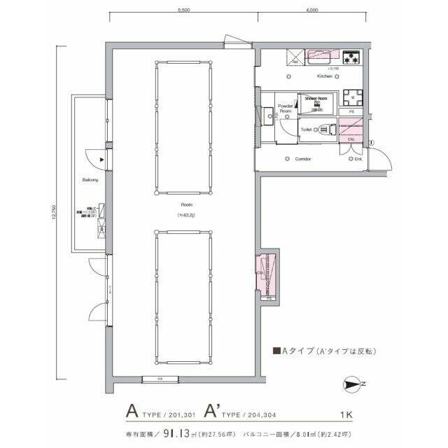 SYLA TERRACE KAMAKURA 304号室 間取り