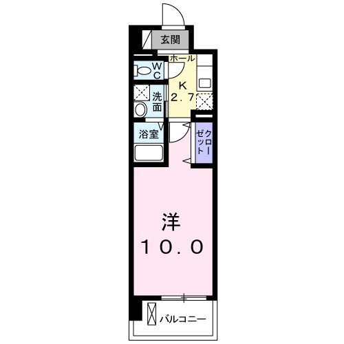brote湘南 305号室 間取り