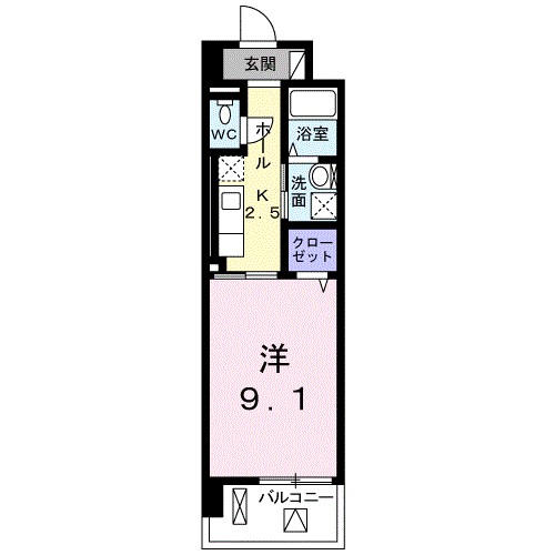 brote湘南 310号室 間取り