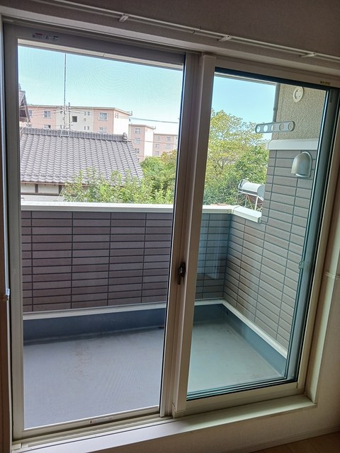 秋桜（コスモス） ベランダ