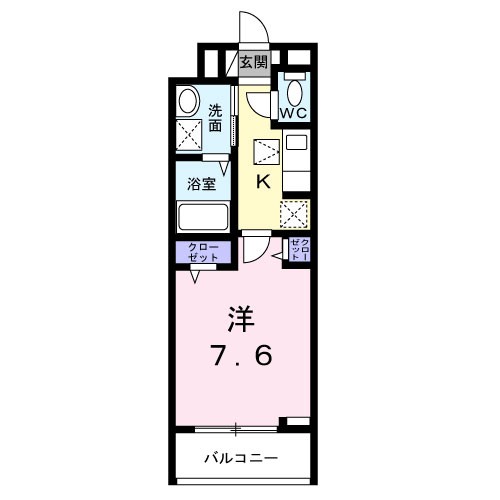 リバーバッグ　Ⅱ 間取り