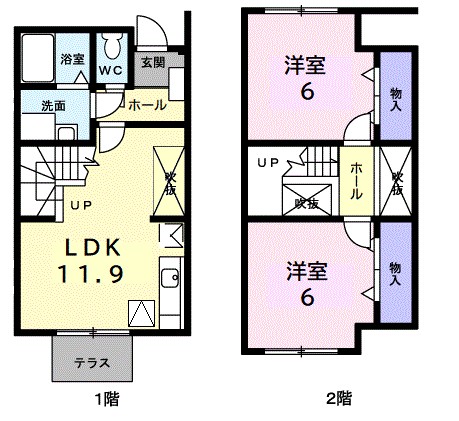 ネスト・ワン 103号室 間取り