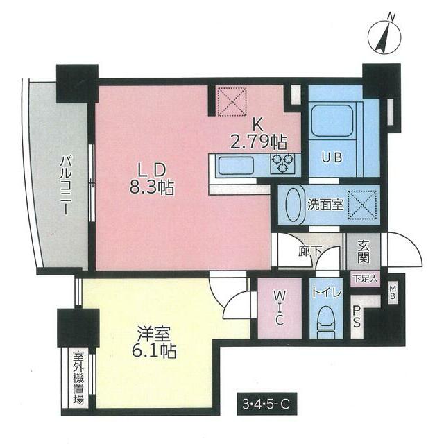 ケインズ湘南Ⅱ 405号室 間取り