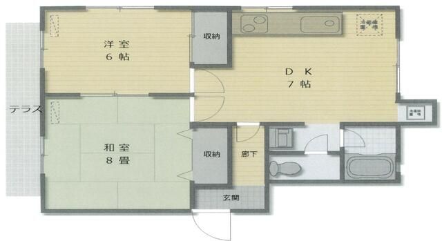 ＬＣ秦野 101号室 間取り