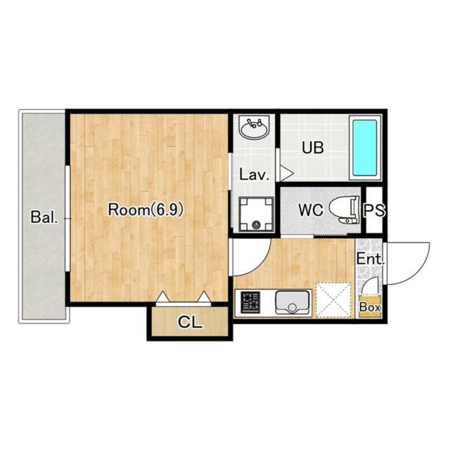 ジーメゾン伊勢原 0103号室 間取り