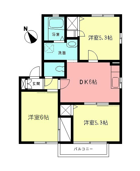 エステート小藤Ⅰ 102号室 間取り