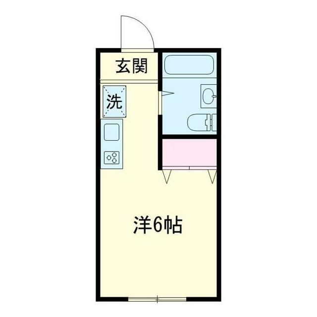 金子ビル 413号室 間取り