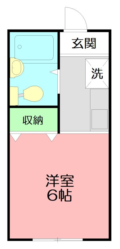 金子ビル 406号室 間取り