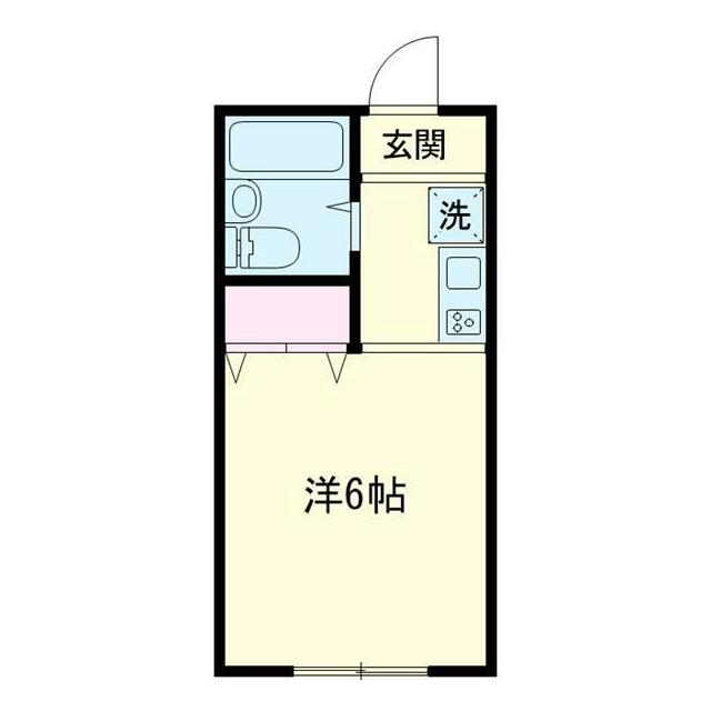 金子ビル 412号室 間取り