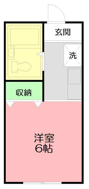 金子ビル 408号室 間取り