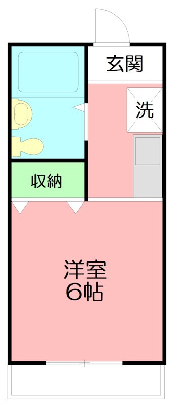 金子ビル 306号室 間取り