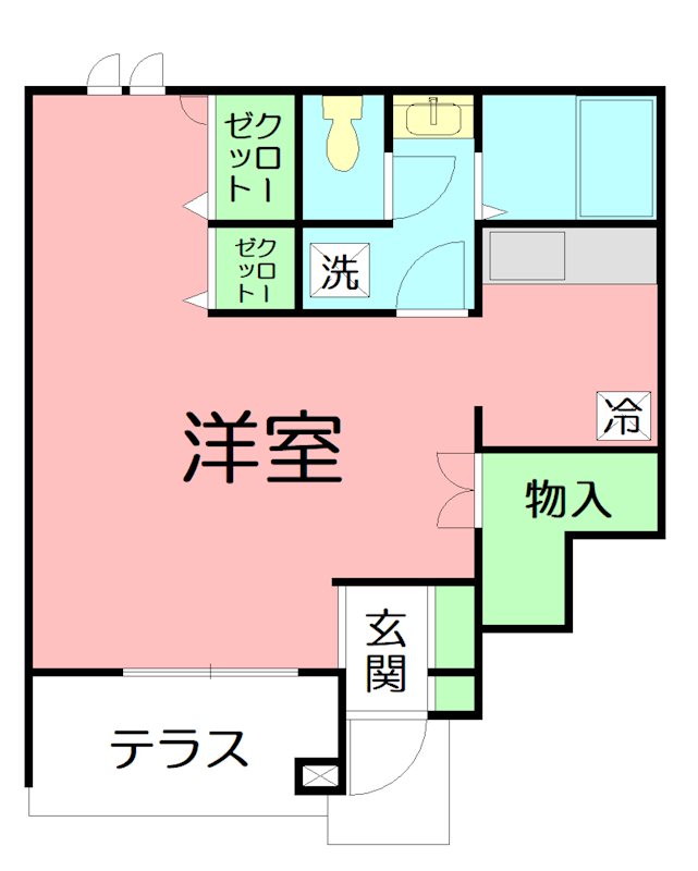 Adomani　S（アドマーニ　エス） 103号室 間取り