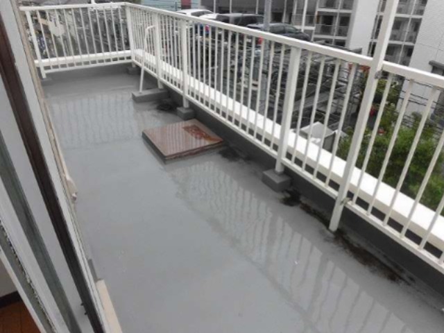 オオフナライブフラット ベランダ