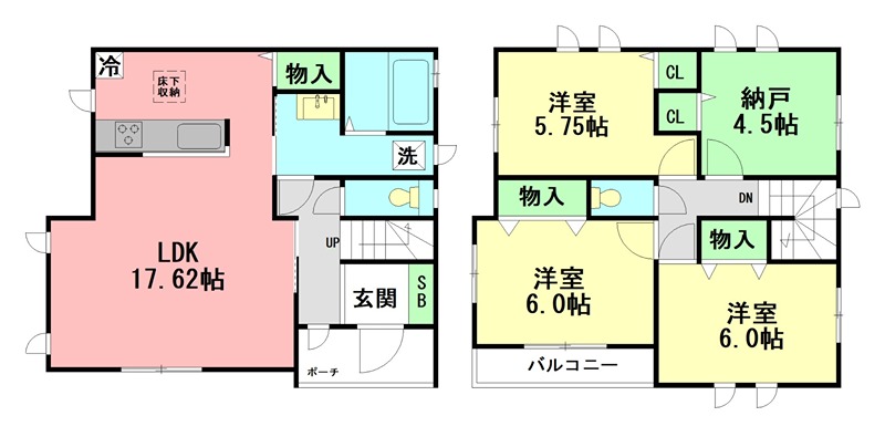 Ｓｕｍａｉ－ｔｏ厚木市宮の里０１ 間取り